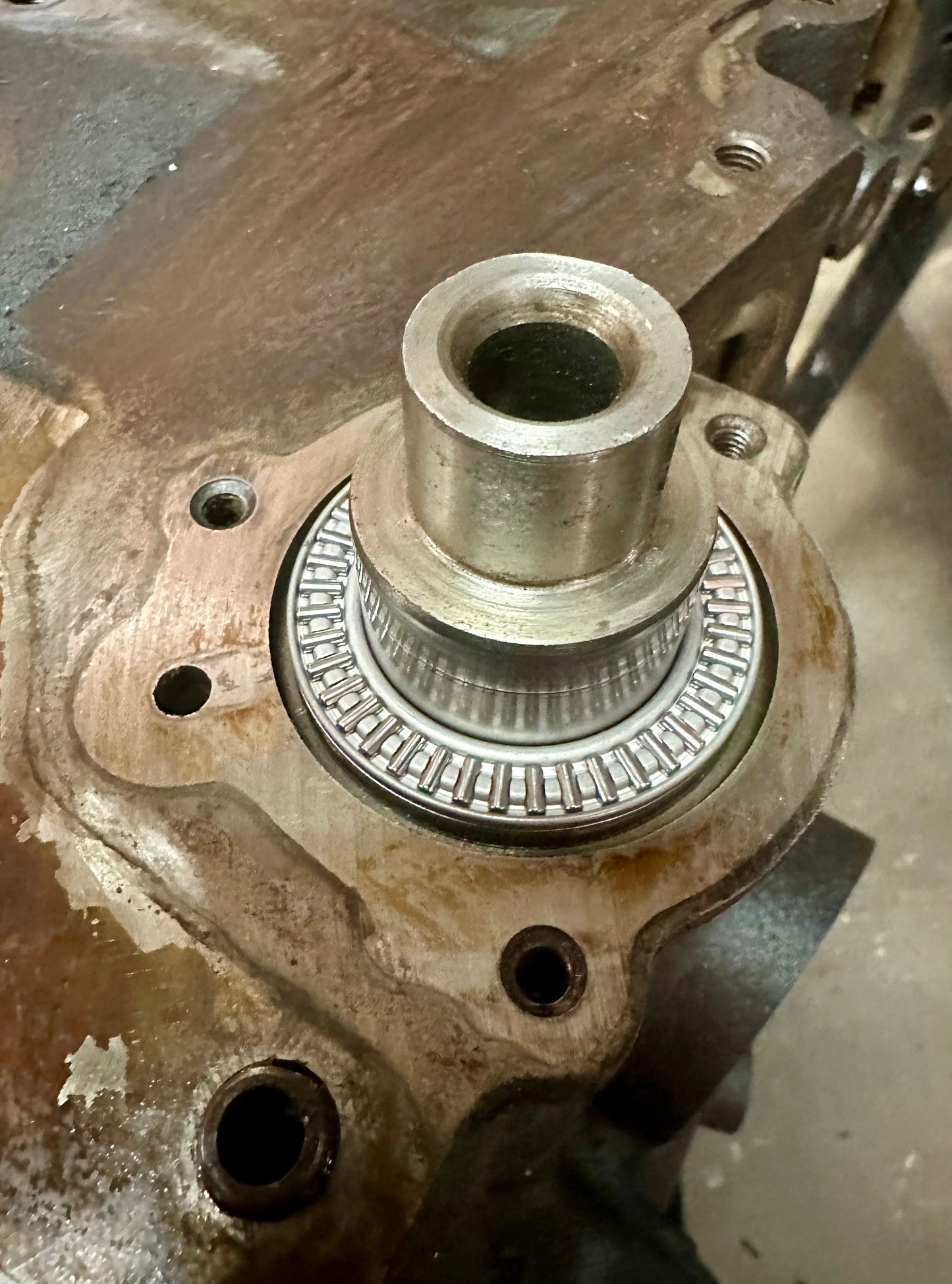 Billet Auxiliary Shaft Cover with Torrington Bearing for Turbo Dodge 2.2/2.5 Engines