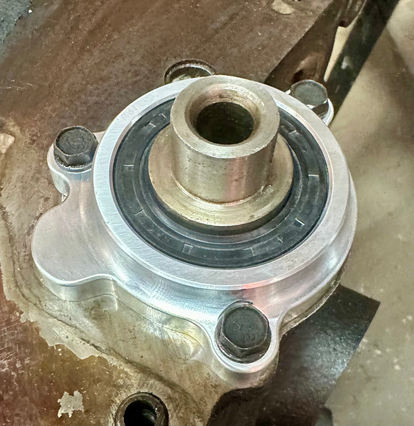 Billet Auxiliary Shaft Cover with Torrington Bearing for Turbo Dodge 2.2/2.5 Engines