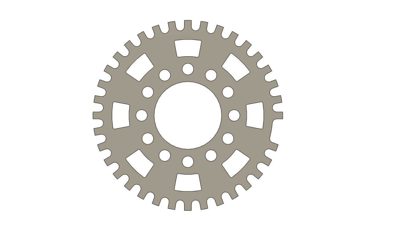 Precision 36-1 reluctor wheel for engine management systems