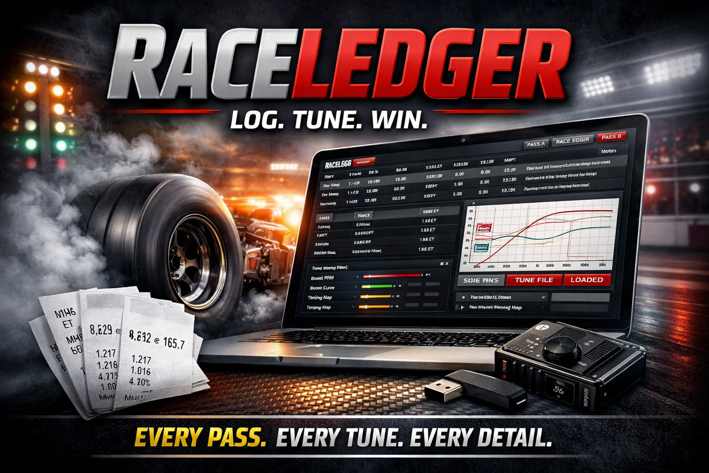 Race Ledger – Drag Racing Run & Tune Tracker
