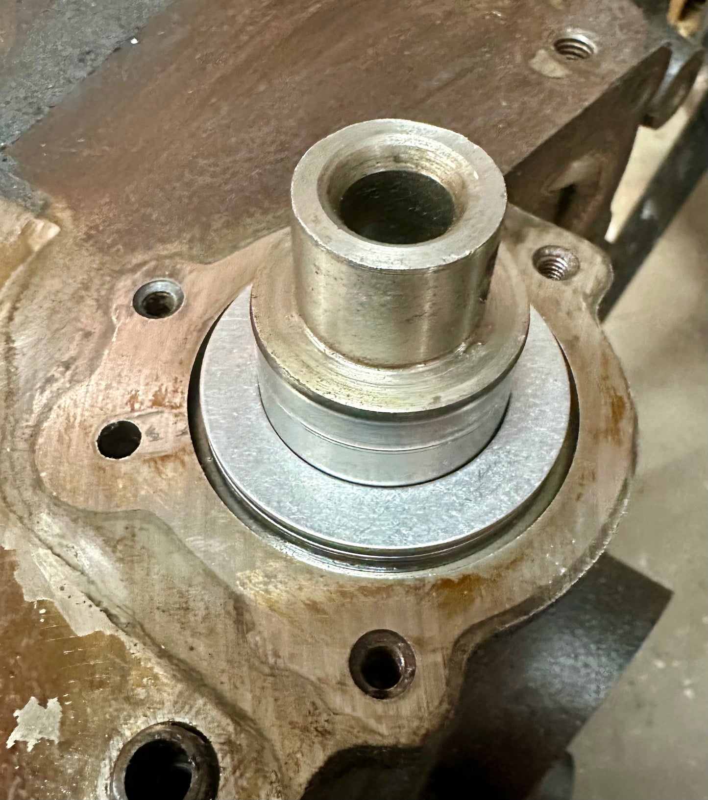 Billet Auxiliary Shaft Cover with Torrington Bearing for Turbo Dodge 2.2/2.5 Engines